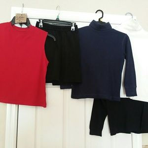 Boy's Lot of Shirts and Shorts (Sizes Vary)